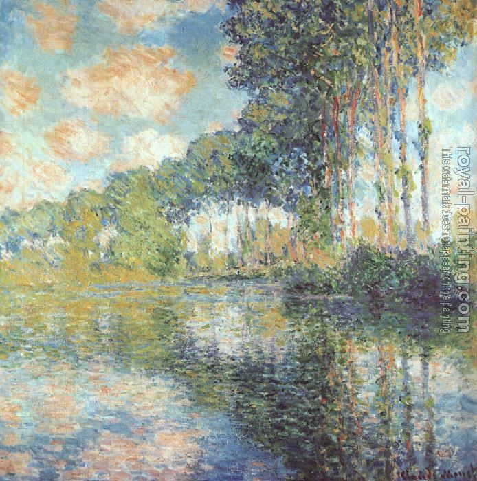 Claude Oscar Monet : Poplars on the Epte